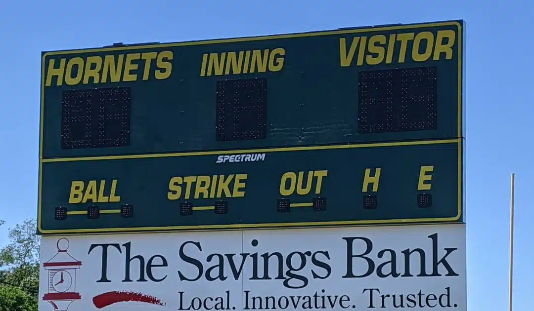 Outdoor Scoreboard in North Reading, MA