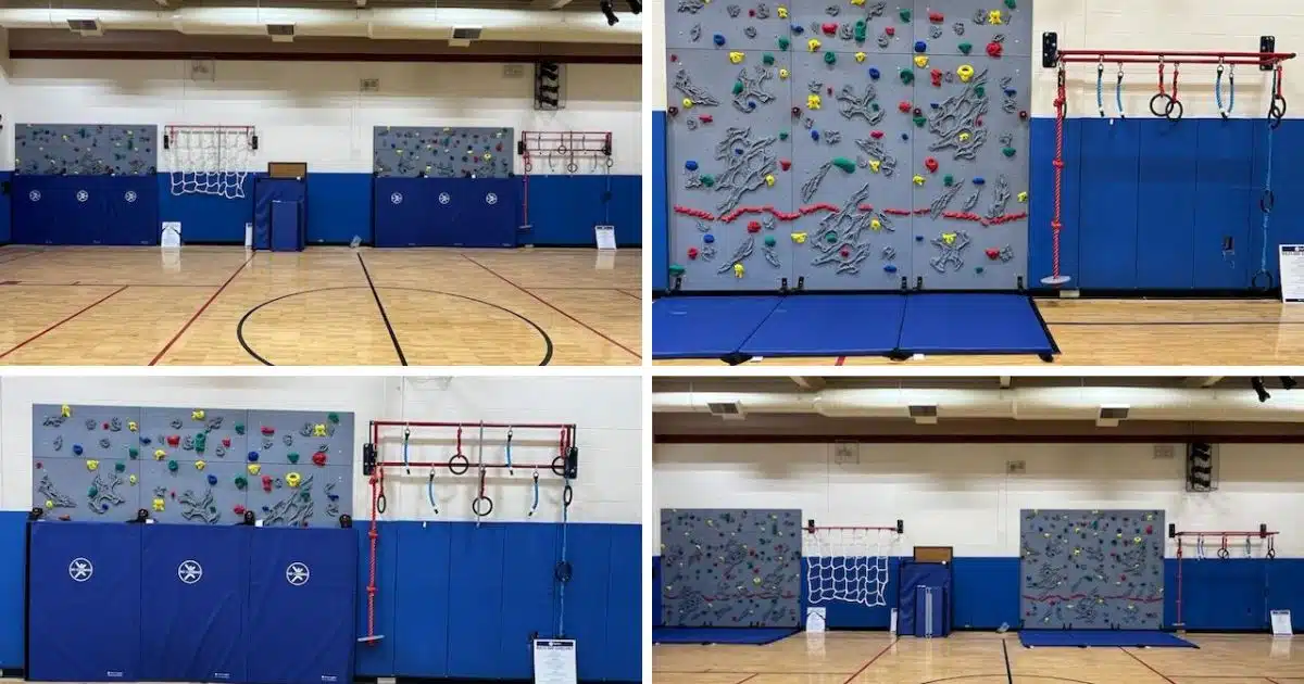 Custom climbing wall in Connecticut