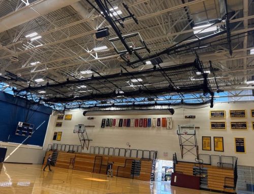 Batting cage replacement services at Buckingham Browne & Nichols School